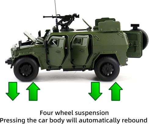 ZEZEFUFU Alloy 1/18 for DongFeng Mengshi 3th Generation Off Road Vehicle Finished Model for Collection in Saudi Arabia