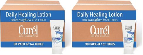 Curél Daily Healing Body Lotion for Dry Skin, Hand and Body Moisturizer Repairs Dry Skin and Retains Moisture, with Advanced Ceramides Complex, 20 Ounce in Kuwait