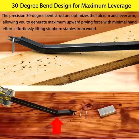 2PCS Staple Remover,Heavy Duty Upholstery Staple removers Puller Removal Tool for Hardwood, Furniture,Construction,Carpet Padding & Window Frames in Saudi Arabia