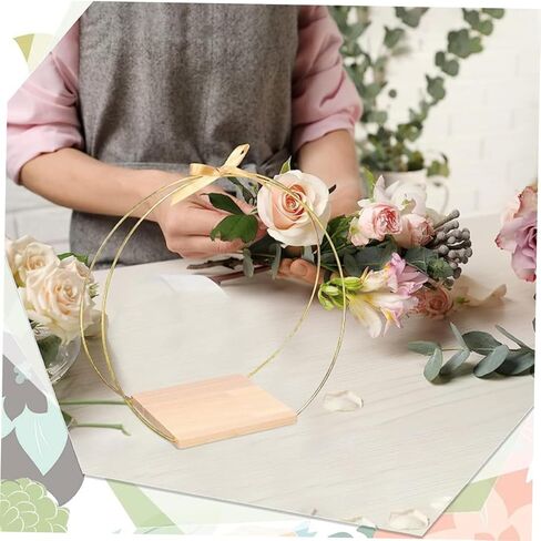 مجموعة واحدة من إكليل الزهور على شكل طوق مكرامية لقطع مركزية الزفاف تتضمن شريطًا طوقيًا وغير وسادات لتزيين الطاولة والمشروعات اليدوية in Kuwait