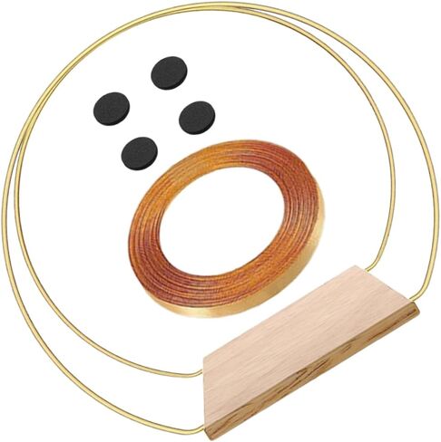 Hemoton 1set Floral Hoop Wreath Decor Wedding Table Floral Hoop DIY Craft Wreath Ring Wooden Base Ring in Saudi Arabia