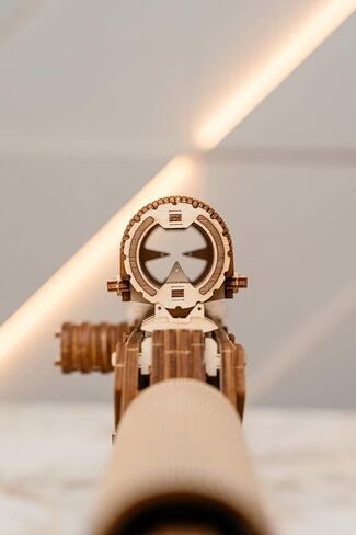 ألغاز خشبية ثلاثية الأبعاد من Wood Trick Fusion X Rifle Gun للبالغين - مع مؤخرة متداخلة وصمام ومنظر ومشبك لمدة 9 جولات - بناء تفصيلي - 23 × 8 بوصة - مجموعة نماذج للبالغين للبناء - 14+ in Kuwait