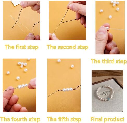 Twisepicks 28 Pcs Beading Needles, Big Eye Seed Bead Needles, 7 Sizes Beading Needles for Seed Beads Jewelry Making in Kuwait