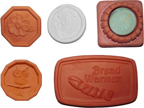 Kitchen Set – 2 Brown Sugar Savers, Bread Warmer, and Pot Minder –Great for Keeping Sugar Soft, Bread Warm, and Preventing Boil-Over – Ideal Kitchen Accessories –Set of 4- Factory Seconds in Saudi Arabia