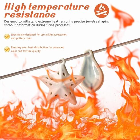 سلك تنجستن مقاوم لدرجات الحرارة العالية، 4 قطع من سلك النار العالي لفرن السيراميك، أداة إطلاق المجوهرات الآمنة، ملحقات الفرن، أدوات الفخار من أجل صياغة دقيقة، صناعة التنجستن in Kuwait