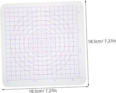 OSALADI Square Acrylic Clay Pressing Board for Crafts Non-Stick for Pottery and Sculpting Projects in Saudi Arabia