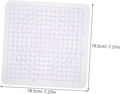 OSALADI Acrylic Clay Rolling Board for Pottery and Sculpting Transparent Square Tool for Clay Crafting Lightweight and Portable in Saudi Arabia