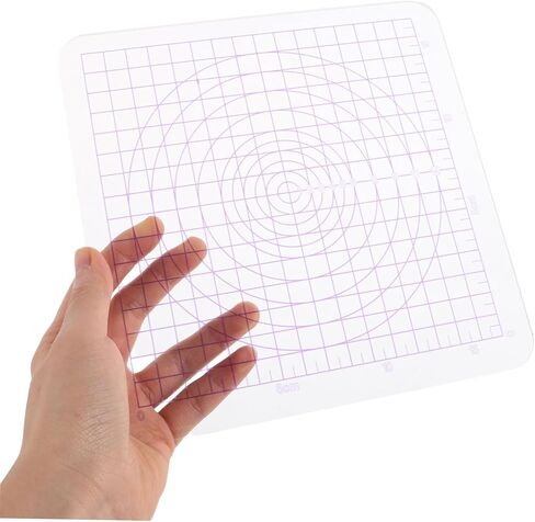 OSALADI Acrylic Clay Rolling Board for Pottery and Sculpting Transparent Square Tool for Clay Crafting Lightweight and Portable in Saudi Arabia