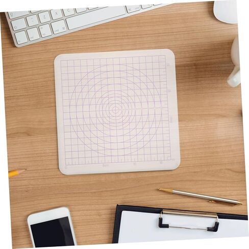 OSALADI Acrylic Clay Rolling Board for Pottery and Sculpting Transparent Square Tool for Clay Crafting Lightweight and Portable in Saudi Arabia