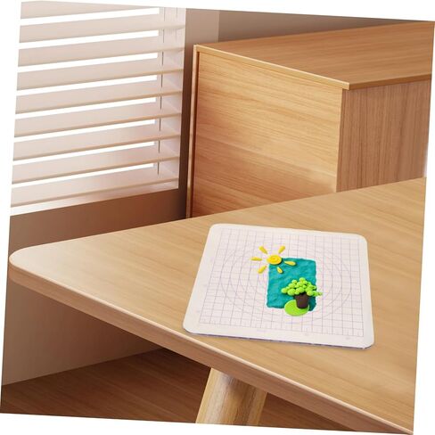 OSALADI Acrylic Clay Rolling Board for Pottery and Sculpting Transparent Square Tool for Clay Crafting Lightweight and Portable in Saudi Arabia