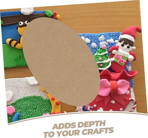 Artibetter 10pcs Clay Board Lightweight Wood Pottery Boards for Crafts Sculpting and Painting Blank Base for Creative Projects and Air Dry Clay Art in Saudi Arabia