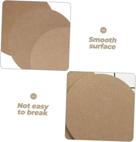 Artibetter 10pcs Clay Board Lightweight Wood Pottery Boards for Crafts Sculpting and Painting Blank Base for Creative Projects and Air Dry Clay Art in Saudi Arabia