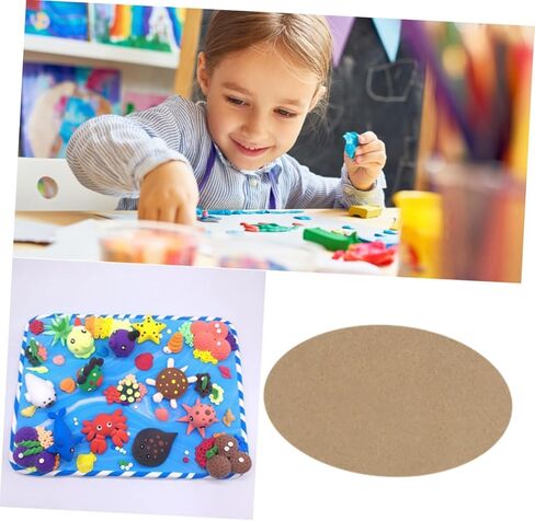 HOMSFOU 10pcs Clay Backing Board Pottery Ceramics Clay Crafts Plate Clay Crafting Board Clay Making Board Blank Clay Board Supplies Clay Board Blank Board Wood in Saudi Arabia