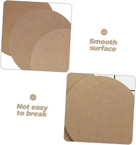 HOMSFOU 10pcs Clay Backing Board Pottery Ceramics Clay Crafts Plate Clay Crafting Board Clay Making Board Blank Clay Board Supplies Clay Board Blank Board Wood in Saudi Arabia