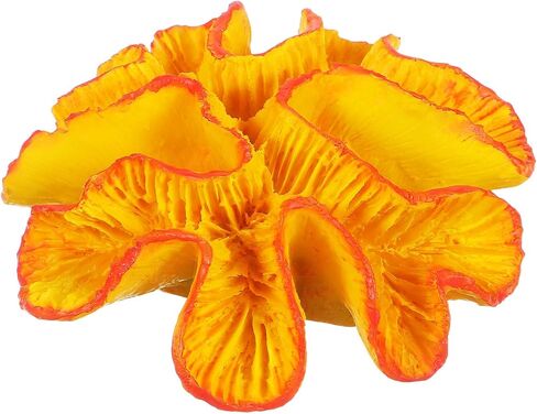 ديكور حوض السمك من IMIKEYA للشعاب المرجانية الاصطناعية، زخرفة مرجانية من الراتنج لخزان الأسماك، زخرفة الشعاب المرجانية البرتقالية للمياه المالحة وأحواض المياه العذبة، صغيرة للحرف اليدوية in Kuwait