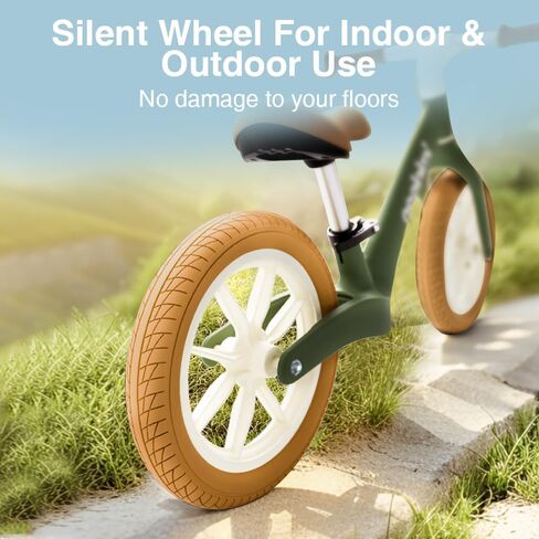 دراجة توازن للأطفال الصغار من DMDD بعمر 2-5 سنوات، 30.48 سم بدون دواسة للأطفال في الأماكن المغلقة والخارجية، مقعد تعديلات بدون أدوات، هدية خفيفة الوزن للدراجة الأولى من أجل 2-5 أولاد بنات in Saudi Arabia
