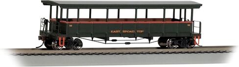 Bachmann Trains - Open Sided Excursion Car - East Broad TOP #168 - HO Scale in Saudi Arabia
