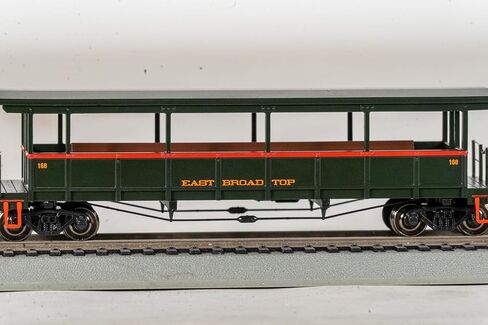 Bachmann Trains - Open Sided Excursion Car - East Broad TOP #168 - HO Scale in Saudi Arabia