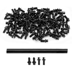 INJORA M1.4 12.9 براغي Beadlock للعجلات مقاس 1.0 بوصة (أسود) in Kuwait