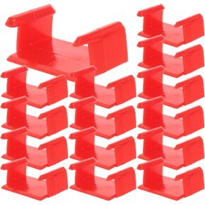 ibasenice Train Track Accessories Wooden Securing Clips for Model Railway and Train Sets Durable Track Connectors for Stable Layouts and Kids Playtime 20 Pieces in Kuwait