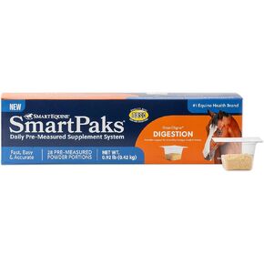 SmartDigest SmartPaks مكمل صحي للجهاز الهضمي للخيول | يشجع الهضم الصحي من خلال البروبيوتيك والبريبايوتكس | 56 حصة | 28 يوم | باكس اليومية in Kuwait