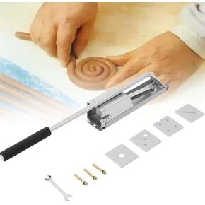 طارد الطين من الفولاذ المقاوم للصدأ، تصميم مثبت على الحائط، مناسب لقوالب الفخار وأدوات تشكيل الطين الناعم من السيراميك. in Kuwait