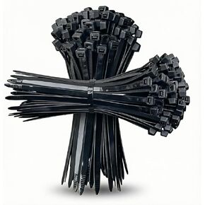 Zip Ties Heavy Duty Outdoor 20 Inch (100 Pack), Large Zip Ties with 200lbs, Big Cable Ties, Black Heavy Duty Zip Ties for Outdoor Use, By FacywaT in Saudi Arabia