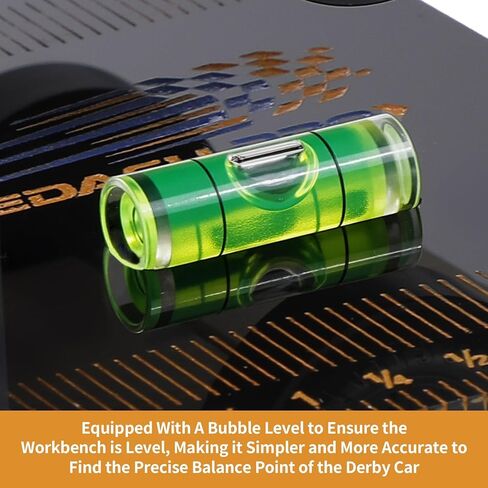 Pinedash Pro Pinewood Car Center of Gravity Stand | Professional COG Accurately & Easily Measure Derby Car Tool -1/16" Increments, Acrylic | Essential Pinewood Car Weights COG Tool Speed in Saudi Arabia