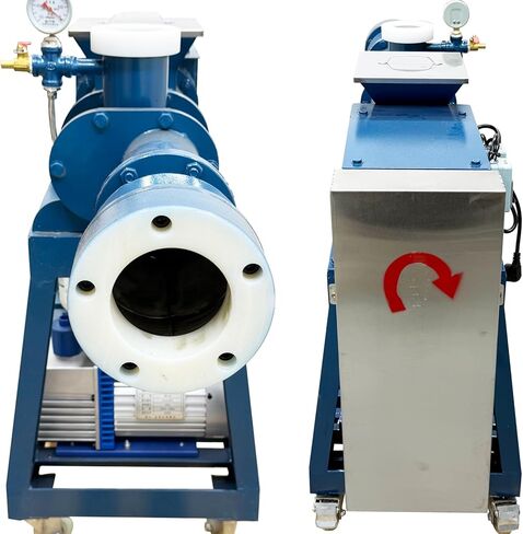 INTSUPERMAI 220V Industrial Vacuum Pug Mill Professional Heavy-Duty Electric Clay Extruder & Mixer for Ceramics 440-880lb/Hour, 2.75KW, Φ3.94in/100mm Mud Outlet, Ceramic Clay Mixing Extruder Pug Mill in Saudi Arabia