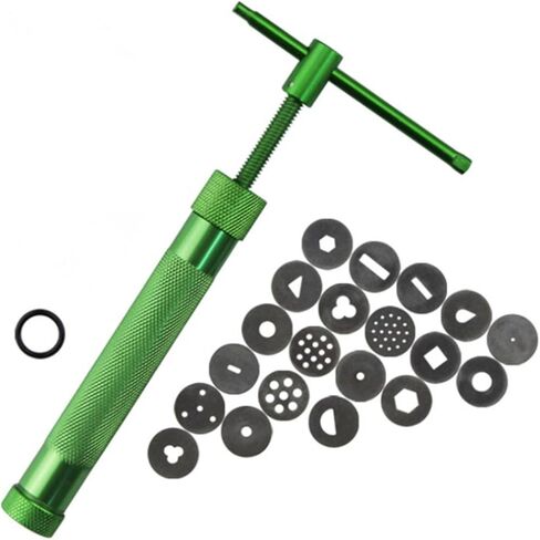 ZAWELIYO Stainless Steel Clay Extruder Tool, Food Grade, Durable, Portable, Clay Extruder Tool for Pasta, Pills, and Chocolate Modeling in Saudi Arabia