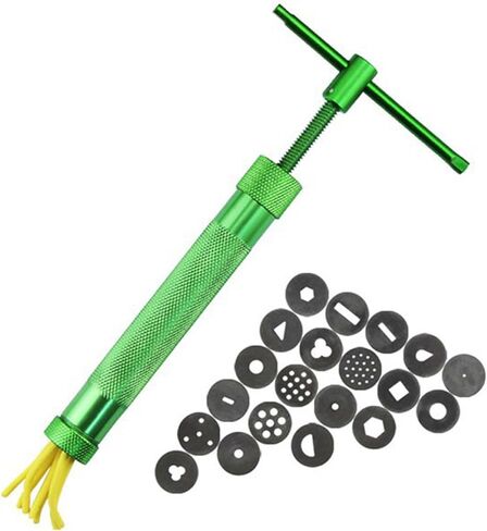 ZAWELIYO Stainless Steel Clay Extruder Tool, Food Grade, Durable, Portable, Clay Extruder Tool for Pasta, Pills, and Chocolate Modeling in Saudi Arabia