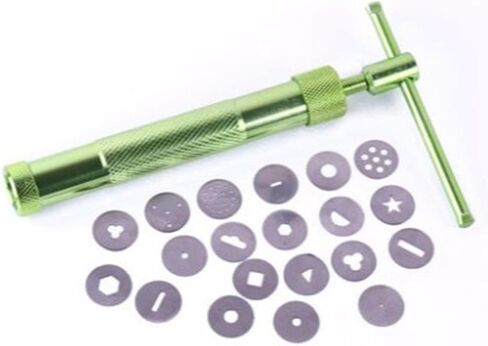 ZAWELIYO Stainless Steel Clay Extruder Tool, Food Grade, Durable, Portable, Clay Extruder Tool for Pasta, Pills, and Chocolate Modeling in Saudi Arabia