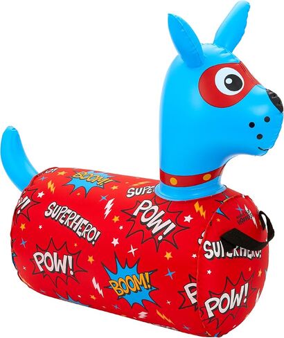 Waddle Hip Hoppers Large Bouncy Hopper - Inflatable Hopping Animal Bouncer Ride On Toys, Easy Grip, Stable Base, Outdoor & Indoor Animal Hopper Toy, Supports Up to 250 Lbs, Ages 5 and Up (Swan) in Saudi Arabia