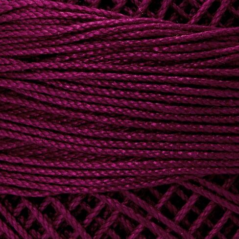 Handy Hands Lizbeth Egyptian Cotton Crochet Thread, Tatting Thread, and Knitting Thread Lace Size 10 (25 Grams 122 Yards) – HH10644, Boysenberry Dark in Saudi Arabia