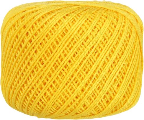 MECCANIXITY Crochet Thread Pearl Cotton Size 3 Pure Pink 164 Yards for Crocheting Tatting Knitting Embroidery Sewing in Saudi Arabia