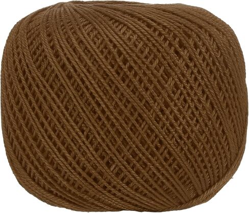 MECCANIXITY Crochet Thread Pearl Cotton Size 3 Pure Pink 164 Yards for Crocheting Tatting Knitting Embroidery Sewing in Saudi Arabia
