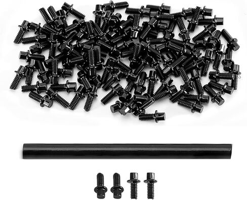 INJORA M1.4 12.9 براغي Beadlock للعجلات مقاس 1.0 بوصة (أسود) in Kuwait