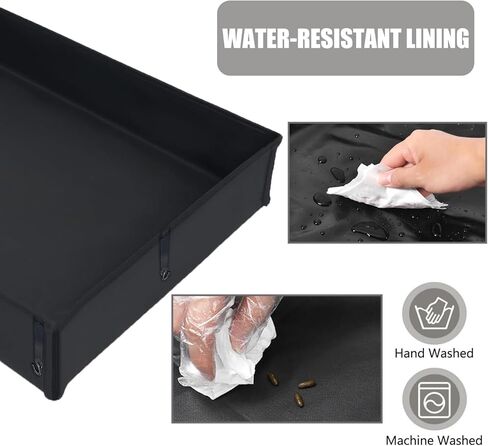 Guinea Pig Cage Liner, Open Door Waterproof Liner for C&C Rabbit Cage, Easy to Install, Tarp Bottom Waterproof, Not Include Cage (24" X 48") in Saudi Arabia