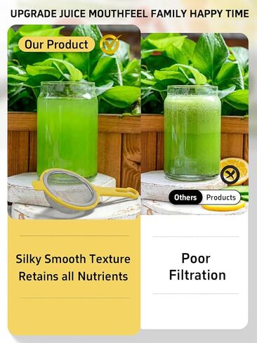 Juicer Filters, Pulp Strainer Kit for Ninja, Canoly, NAMA, and EUHOMY. Food-grade Juice Strainer is Safe, Durable, and Easy to Clean, Separates Pulp from Juice in Saudi Arabia