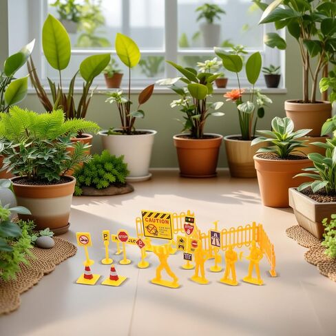 108 قطعة إشارات المرور على الطرق Playset علامات الشوارع مخاريط المرور الصغيرة إشارة اللعب أضواء الشوارع للأطفال تعليم السلامة اللعب in Kuwait