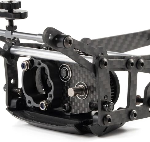 Carbon Fiber Overdrive Transmission Ultralight and Compact OD-3 Gearbox for AR44 Capra Axle LCG Comp Rigs 1/10 RC Rock Crawler(OD3 Transmission) in Saudi Arabia