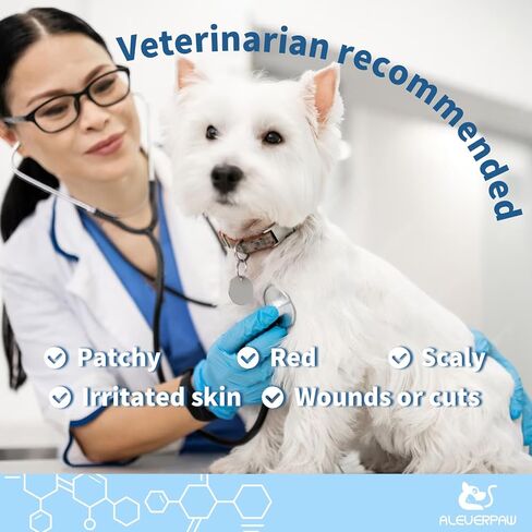 Hot Spot Treatment, Itch Relief Spray for Dogs and Cats. Relives Scratching, Sores, Rashes, Itchy Skin and Paw Licking, with Aloe and PHMB, 8 Fl Oz in Saudi Arabia