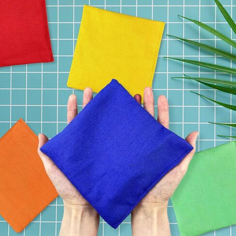 14 PCS Colorful Bean Bags 5.9 × 5.9 Inch Large Bean Bags Bulk Hand Toss for Sports Outdoor in Kuwait