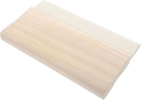 Lurrose Wooden Handle Screen Printing Squeegee Rubber Ink Scraper Shirt Tote Bag Poster Screen Abrasion Resistant Manual Printing Tool in Saudi Arabia