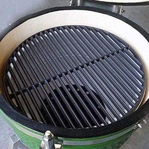 Shengyongh CC69991 (1-Pack) 18 Inch Cast Iron Cooking Grate for Kamado Joe KJ-HCICG Classic Joe KJ-23RHC Classic II KJ23NRHCI Classic III Stand-Alone Classic, Vision Grill VGKSS-CC2, B-11N1A1-Y2A in Saudi Arabia