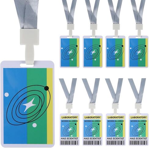 30 مجموعة من شارات الاسم العلمي، وديكورات العلوم، وأحبال العلوم للحفلات، وبطاقات مرور VIP من PVC لملحقات العلماء، وديكورات حفلات أعياد الميلاد العلمية، وديكورات مختبرات العلوم، وهدايا الحفلات العلمية in Kuwait