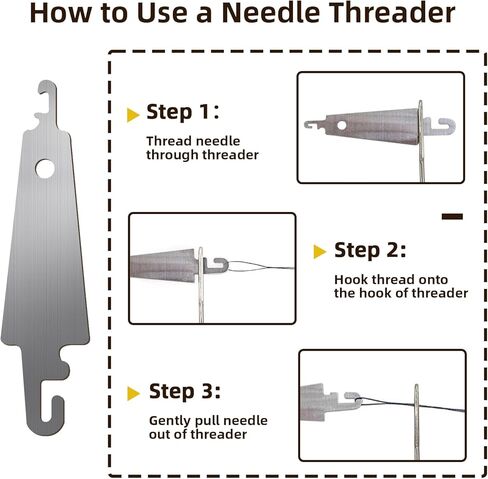 HaBuVoi Steel Needles for Hand Sewing,Big Eye Steel Needle Set,39 Pc Set -Transparent Box,25 Hand Sewing Needles,6 Colors Thread,3 Threading Needle,Suture Remover,Daily Repair & DIY Craft in Kuwait