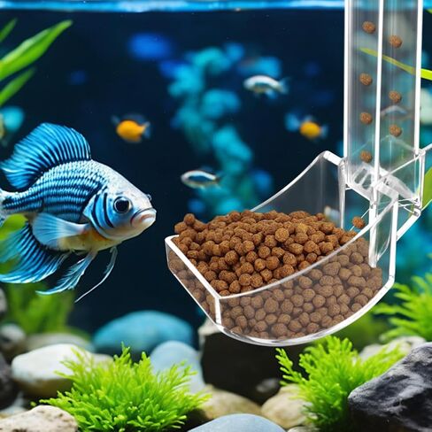 Shrimp Feeding Tube and Dish Set,Aquarium Fish Feeder Tube Kit,Clear Shrimp Feeder Fish Tank Feeding Supplies with Feeding Ring Cleaning Brush for Fish Tank Aquarium Feeding Dish in Saudi Arabia