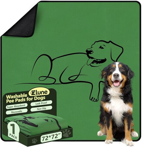2 Pack Washable Pee Pads for Dogs 18"x24", Reusable Training Puppypads Absorbency Non-Slip & Leak-Proof for Pet Whelping Box Playpen Crate Sofa Bed Floors (Gray) in Kuwait
