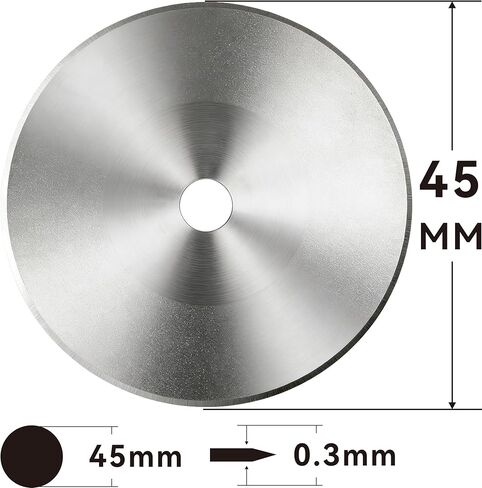 10 Pack 45mm Rotary Cutter Blades – for Fiskars Blade Replacement, Compatible with Fiskars Rotary Cutters, Sharp Rotary Cutter Blade for Quilting/Sewing/Arts Crafts (SKS-7 Grey) in Saudi Arabia